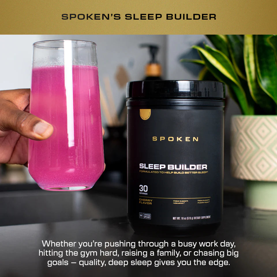 SPOKEN SLEEP BUILDER 18OZ - CHERRY