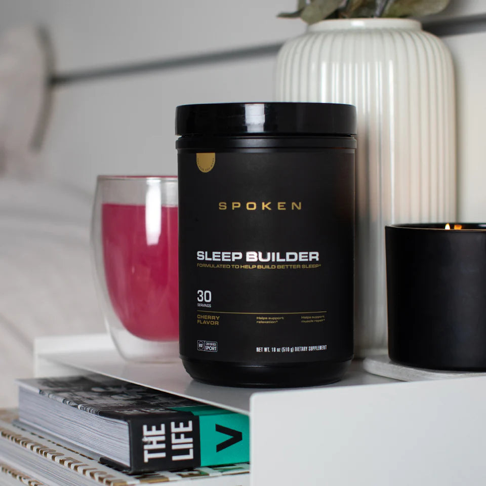 SPOKEN SLEEP BUILDER 18OZ - CHERRY