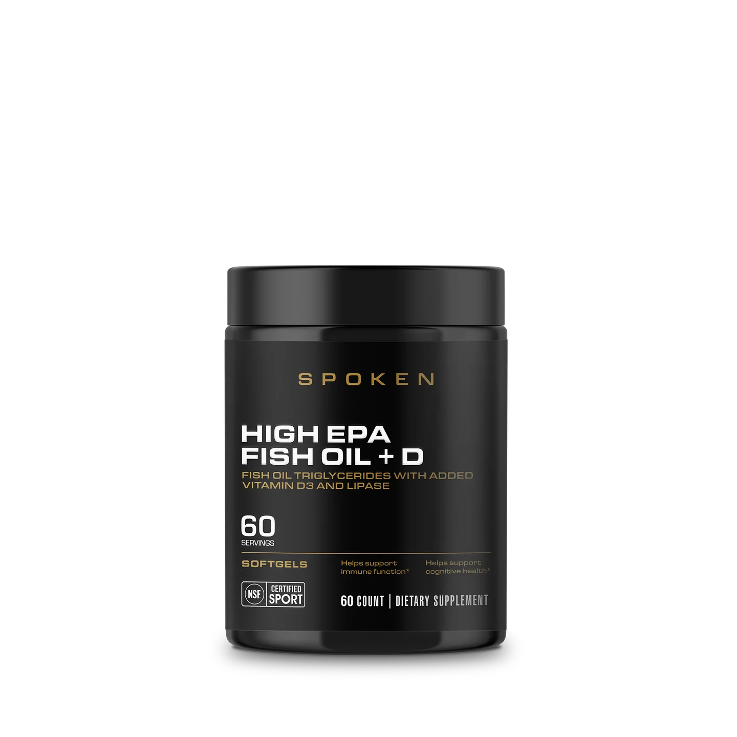 HIGH EPA FISH OIL +D 60CT