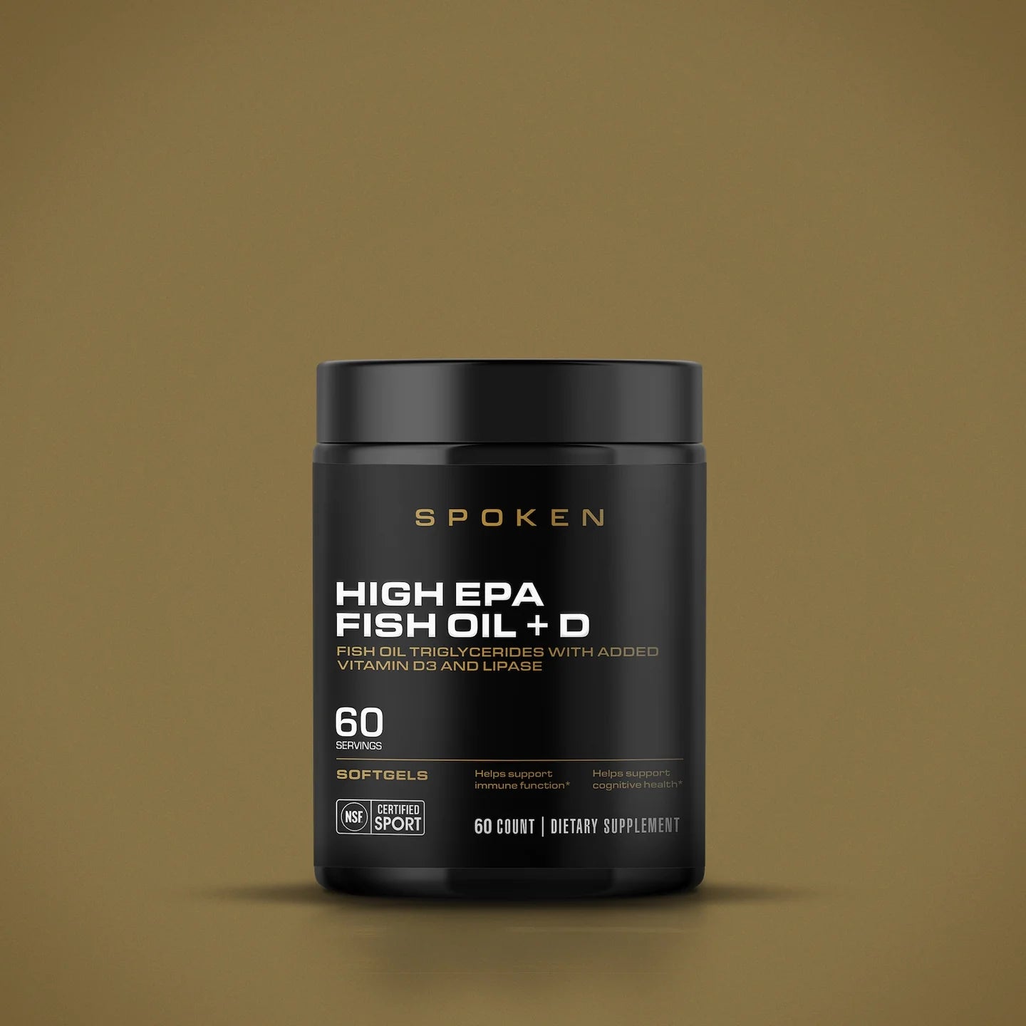 HIGH EPA FISH OIL +D 60CT