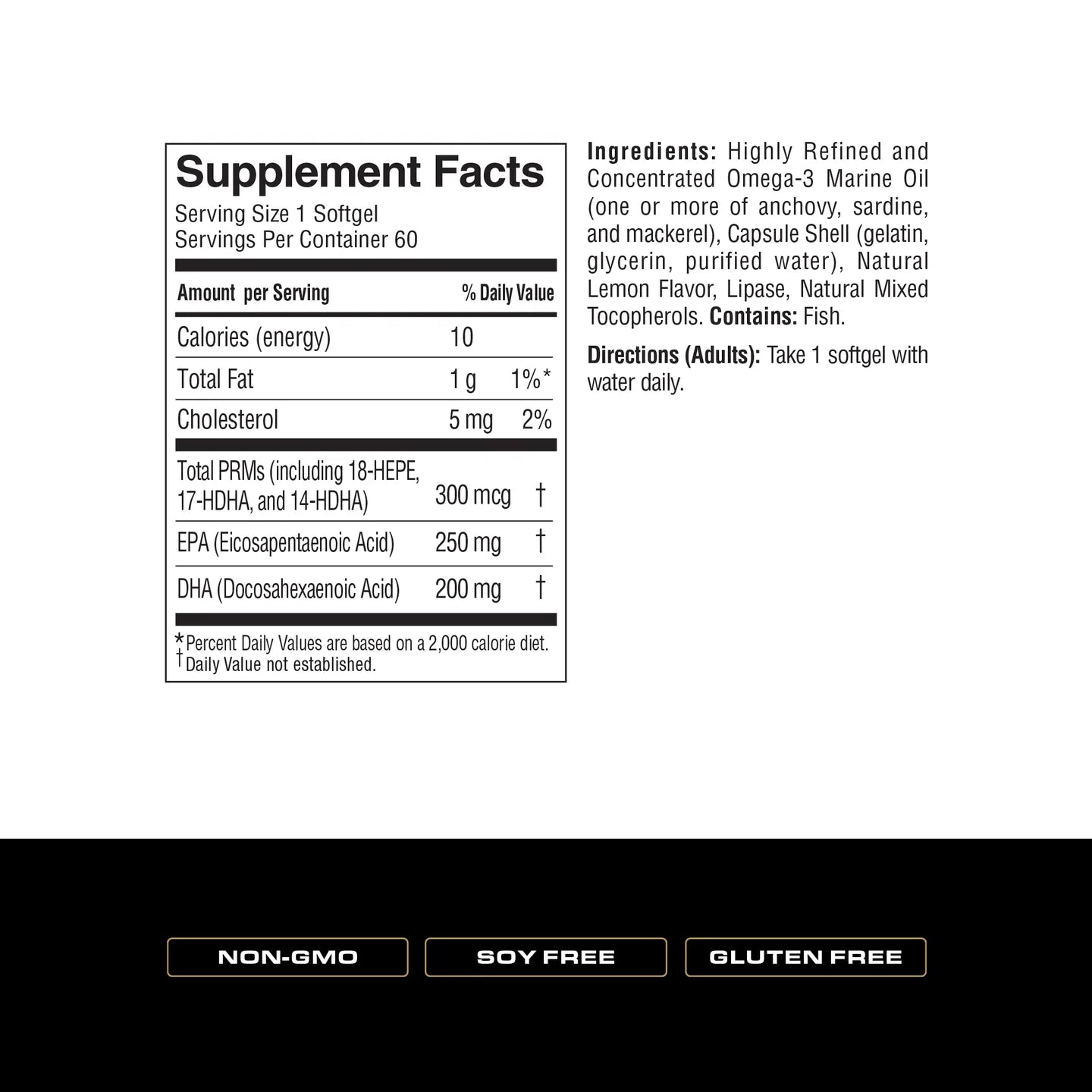SPOKEN PRO RESOLVING MEDIATORS + EPA/DHA 60CT